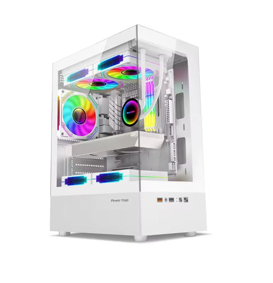 Realm Desktop Computer Case – Seaview Room Side Transparent M-ATX/ITX