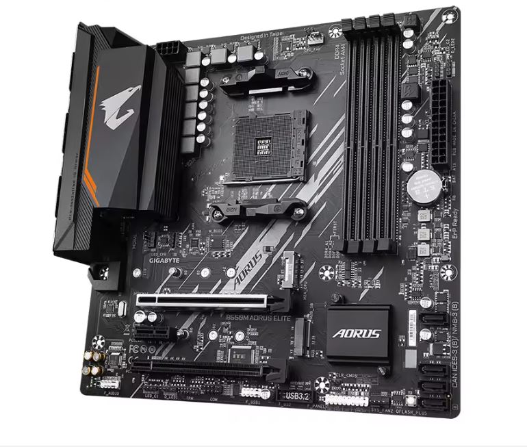 GIGABYTE B550M AORUS ELITE Micro-ATX Motherboard