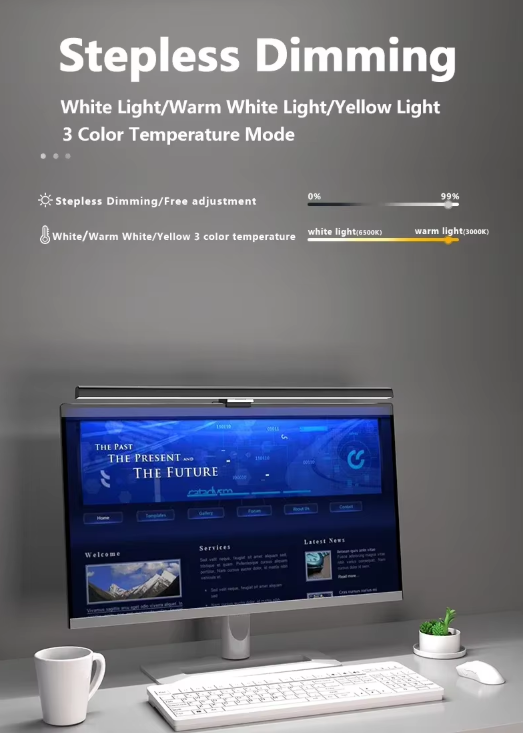 PC Screen Display Hanging Light - Computer Monitor Lamp