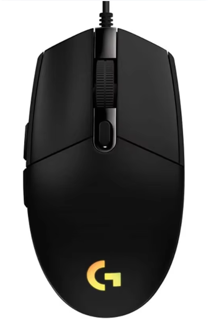 Mouse gamer com fio USB Logitech G102 para PC/Mac e laptop