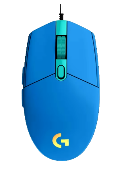 Mouse gamer com fio USB Logitech G102 para PC/Mac e laptop