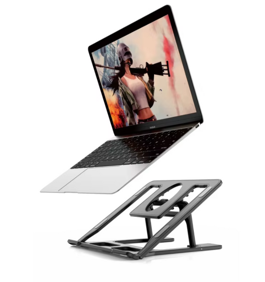 Laptop Stand Folding Adjustable – Portable and Ergonomic Laptop Holder for Heat Dissipation