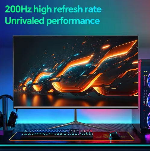 Anmite 24-Inch Gaming Monitor – 200Hz IPS LCD, 1920×1080P FHD Ultra-Thin Display